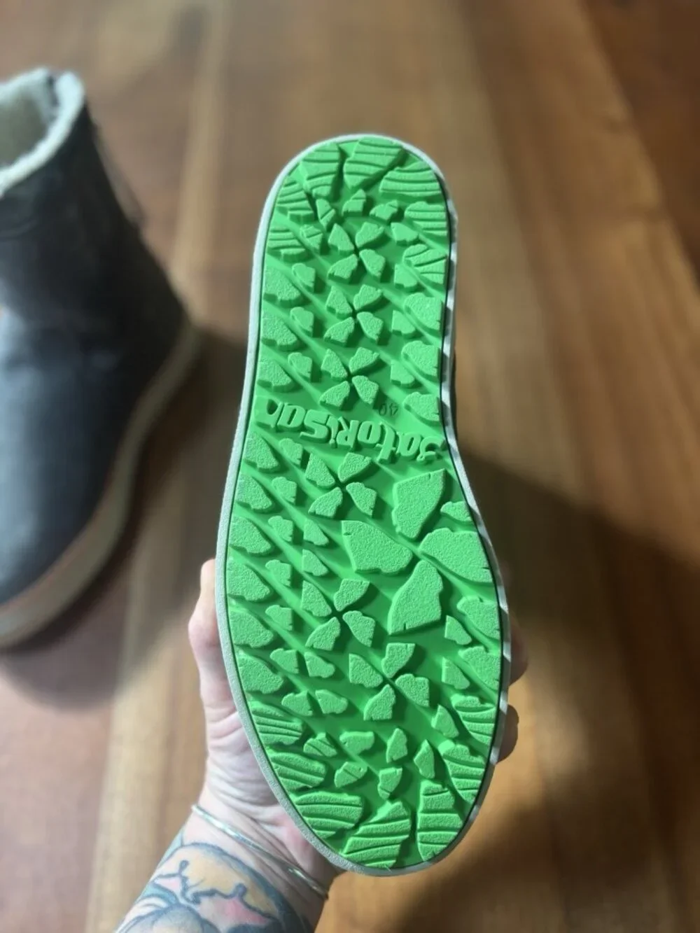 Satorisan Green Suede Womens Leather Zip Wool Lined Winter Boots SZ EU 40 US 9.5